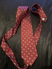 Patrick Francis Ireland Tie Mens Silk Woven Celtic Geometric Pattern