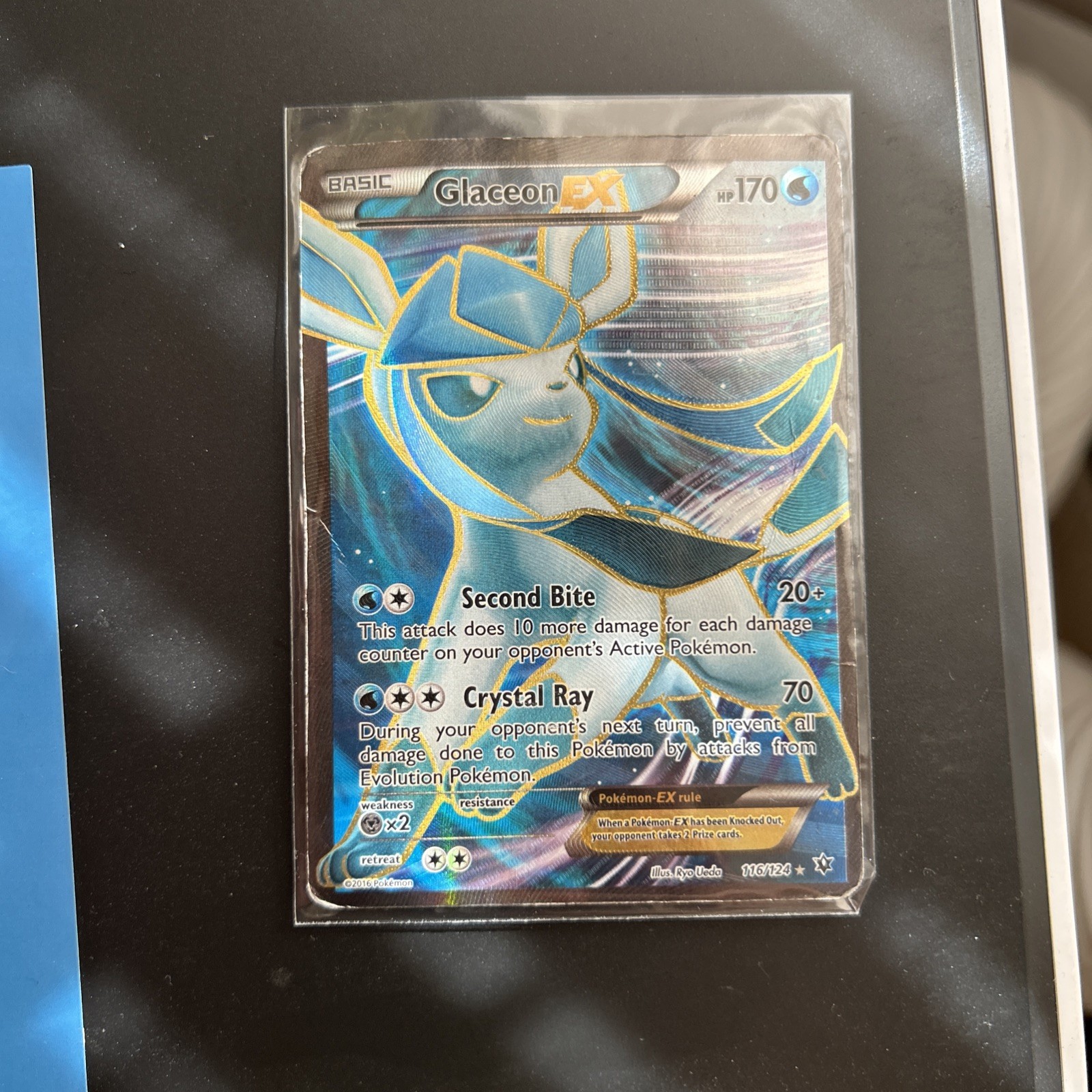 Glaceon EX (Full Art) 116/124 Fates Collide Holo