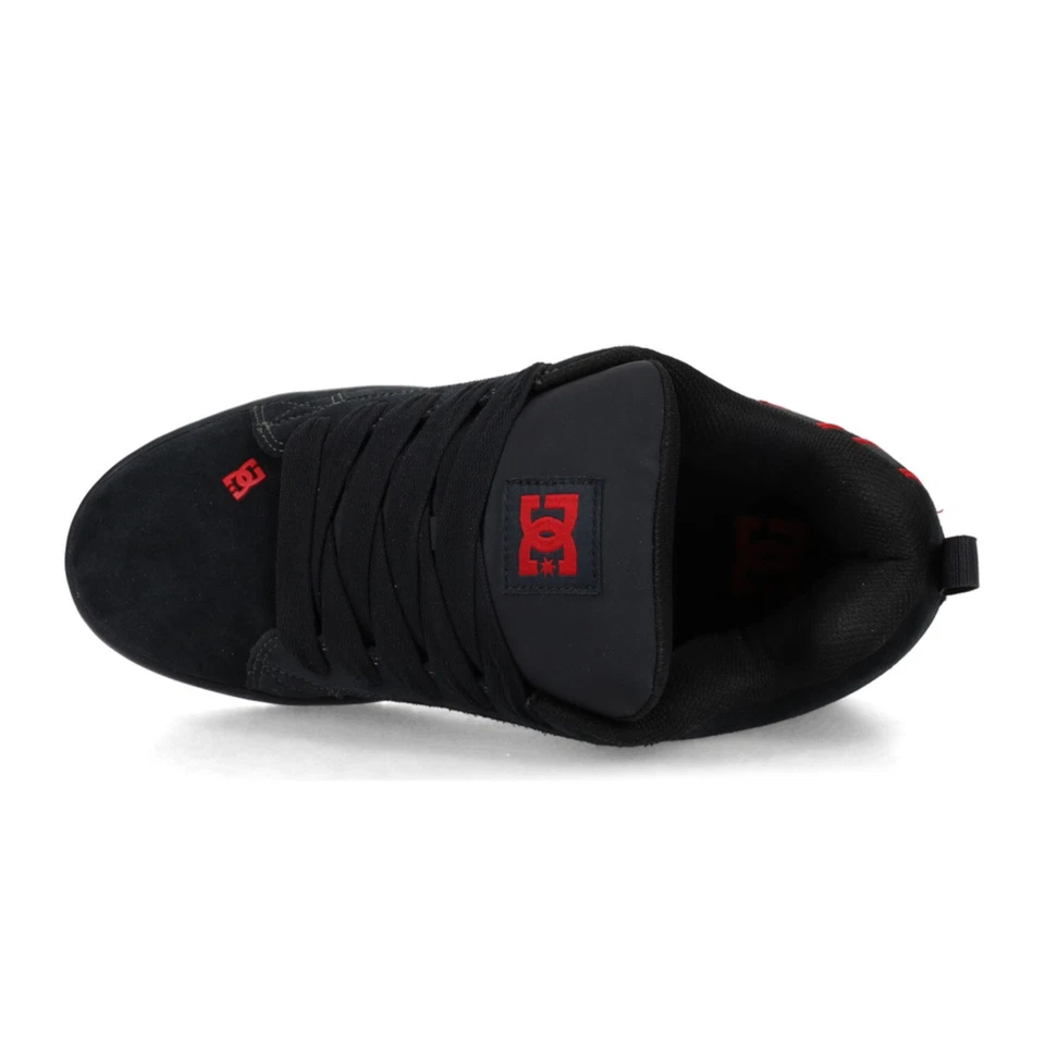 Dc shoes court graffik dark grey red scarpe skate 2026 new 40 41 42 43 44 45 46 - Immagine 3 di 4