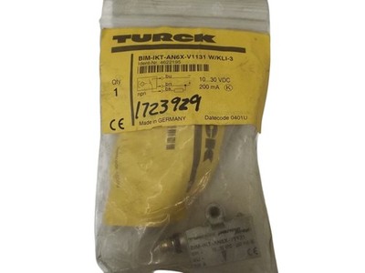 TURCK BIM-IKT-AN6X-U1131 W/KLI-3 PROXIMITY SENSOR VALVE NSMP