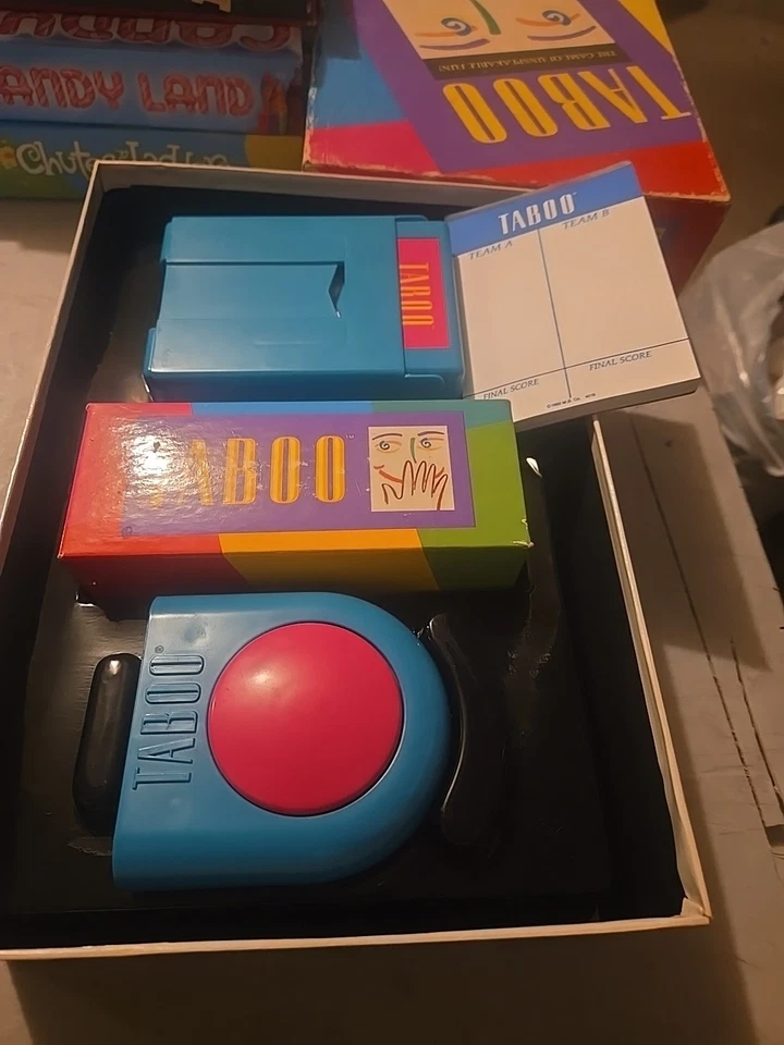 Vintage 1989 Taboo Board Game The Game Of Unspeakable Fun Complete Great - Image 3 of 3