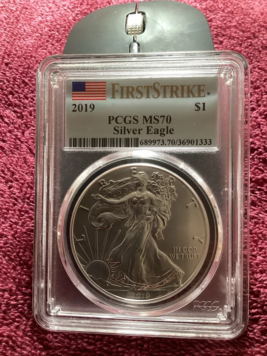 シルバーイーグル 銀貨 2019 アメリカ NGC MS70 2019 EAGLE S SILVER