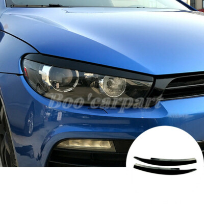 For Volkswagen VW Scirocco headlight trim headlights eyelashes cover