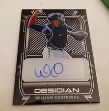 2021 WILLIAM CONTRERAS Chronicles Obsidian Purple Etch AUTO AUTOGRAPH (25/99) RC