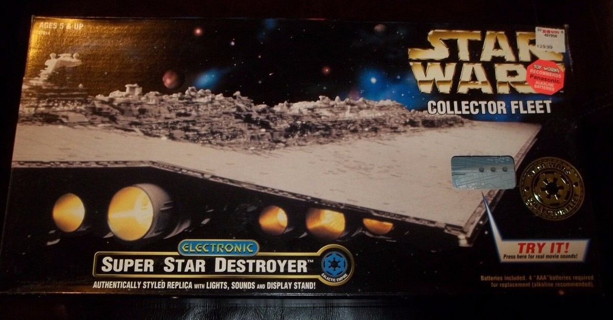 star wars COLLECTOR FLEET ELECTRONIC *** SUPER *** STAR