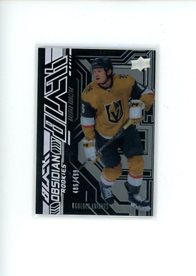 2022-23 UD SPx Kaedan Korczak #OR-8 Black Obsidian Rookies 486/499