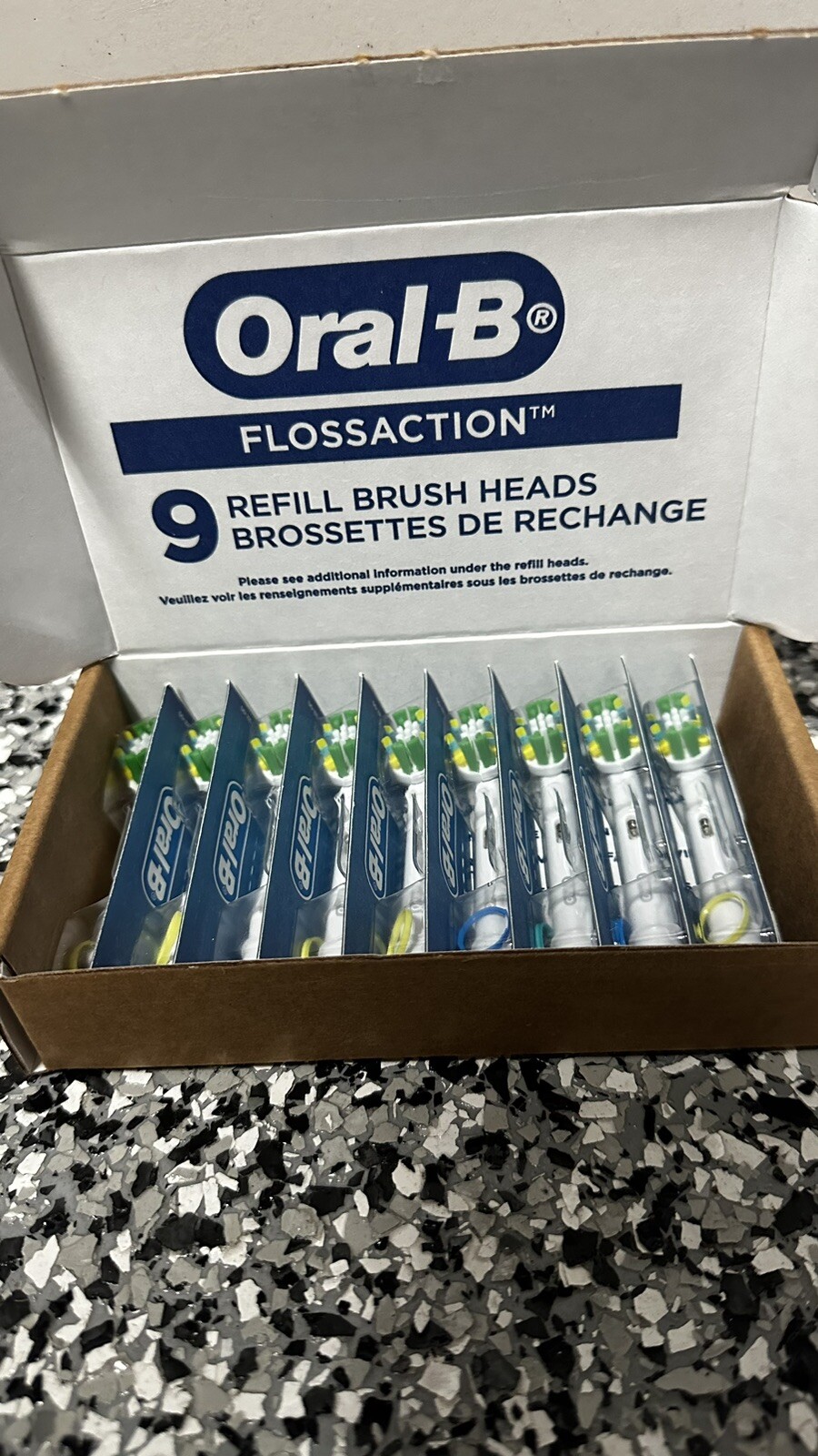 GENUINE OralB Max Advanced Clean Replacement Refill Brush Heads 9