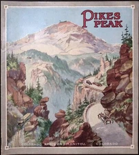 1920s The Pikes Peak Region Colorado Springs Manitou CO Pictorial Booklet