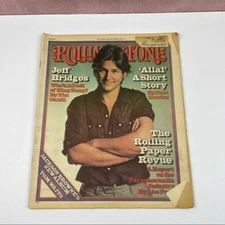 Vintage Rolling Stone Magazine Jeff Bridges The Big Lebowski January 27, 1977