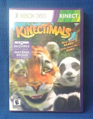 Xbox 360 Kinectimals Now With Bears Tested & Works With Manual Video Game (GG)