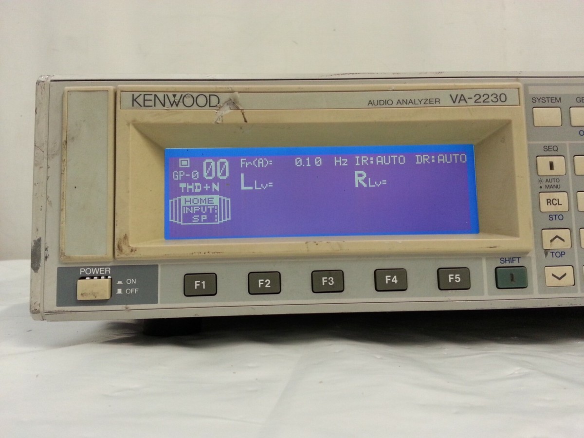 KENWOOD/Texio　VA-2230 オーディオアナライザ KENWOOD VA-2230 Audio Analyzer w/Power Cord (See pictures) -USED