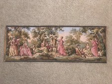 GOBELIN TAPESTRY Espa ol Medieval Era. From 70" Very Good Condition. 100 Cotton