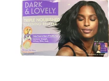 Dark & Lovely Triple Nourished Silkening Relaxer Moisture No-Lye, 1 BOX