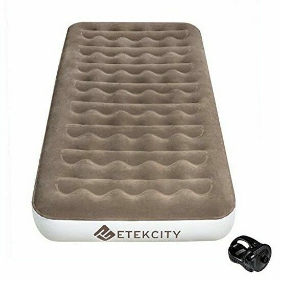 Etekcity Camping Air Mattress with Single High Airbed Blow up Bed