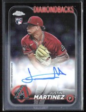 2024 Topps Chrome #RA-JMA Justin Martinez Rookie Autographs