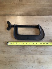 Antique Bat Wing C Clamp #6 Original  & Works Stamped with Circled "M" Stamp