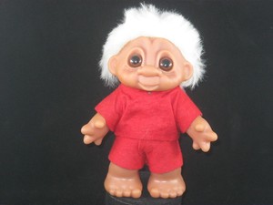 1988 6 5 Dam Troll Short White Hair Red Felt Shirt Pants U637