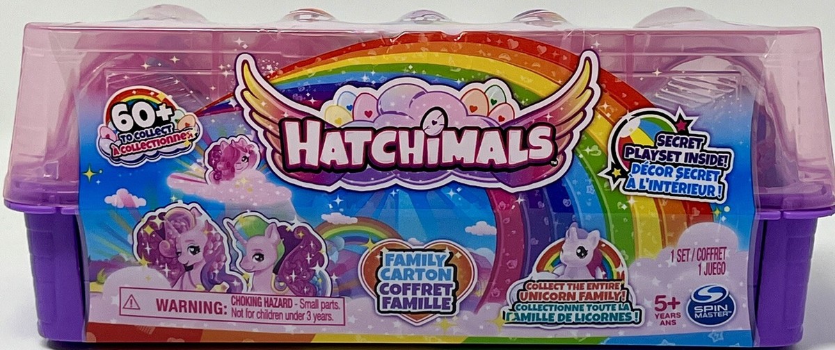 Hatchimals CollEGGtibles Unicorn Family Carton w/ Surprise Playset