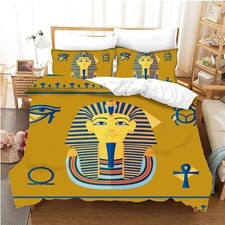 3D Egyptian Elements Quilt Cover Set Bedding Sets Pillowcases