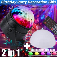 Party Magic Disco Ball Light LED Club RGB Rotating Club DJ Stage Lights Remote