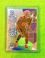 MYLES GARRETT MOSAIC SILVER CHROME CARD BROWNS 2020 Mosaic BLUE CHIPS