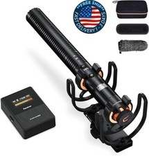 Micr fono Shotgun VM30, con Modos Inal mbricos, Salida Digital USB C, 75/150Hz.