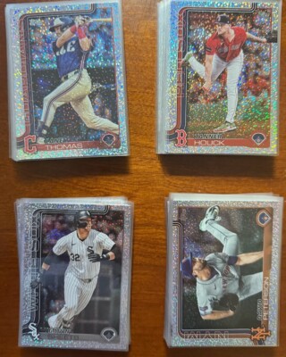 2025 Topps Series 1 Silver Confetti Foil *YOU PICK! Complete Your Set #1-175