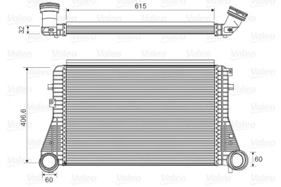 VALEO Ladeluftkühler  u.a. für AUDI, SEAT, SKODA, VW