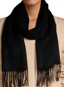 cashmere fringe scarf