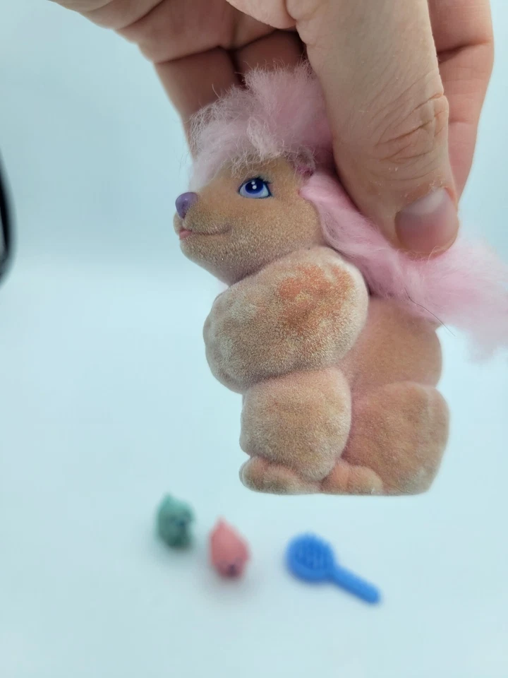 Vintage MLP My Little Pony Lil Litters My Little Puppy Pretty Poodle Mom Pups  - Imagem 2 de 4