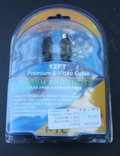 12 FT Premium S Video Cable Green Products Lead Free Cadmium Free Male to Male