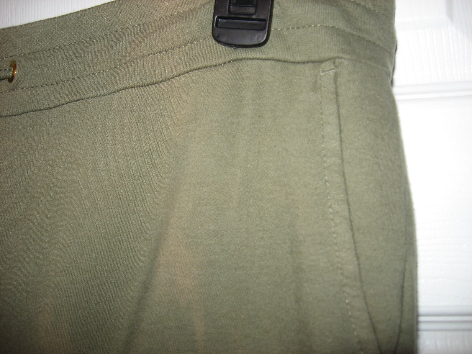 Chicos,Weekends,Olive,Tie Dye,Drawstring, Crop Pa… - image 5