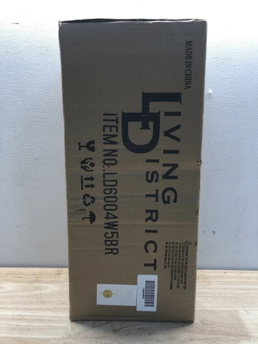 Elegant Lighting LD6004W5BR Mel Single Light 16" Tall Bathroom Sconce - Brass - Picture 1 of 2