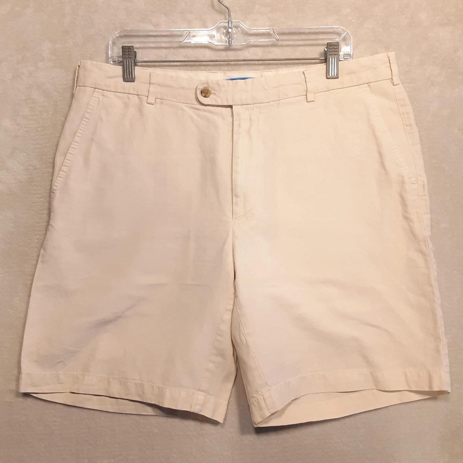 Peter Millar Mens Seaside Chino Shorts Sz.36x7.5" Inseam/Linen Cotton Silk