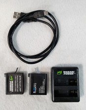 Wasabi Power Battery 2 Batteries and Double Charger for GoPro HERO4