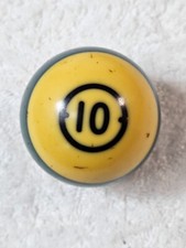VTG Brunswick Centennial Bakelite 10 Pool Billiard Ball Replacement 2 1/4"