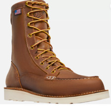 DANNER  BULL RUN MOC TOE 8 TOBACCO STEEL TOE ...