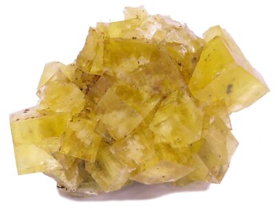 TOP Gelbes Fluorit-Mineral   The Fluorine, Glory Mine, Spanien   4 x 3 x...