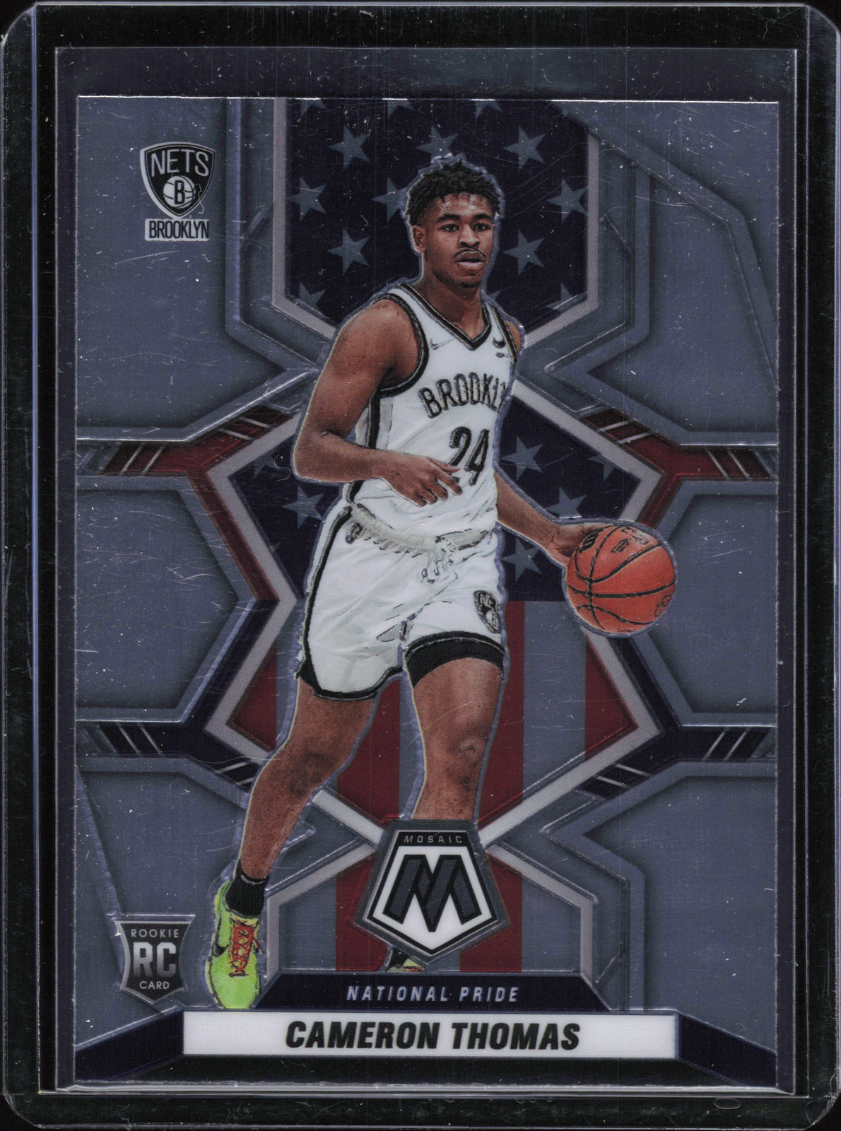 2021 Panini Mosaic #255 Cameron Thomas
