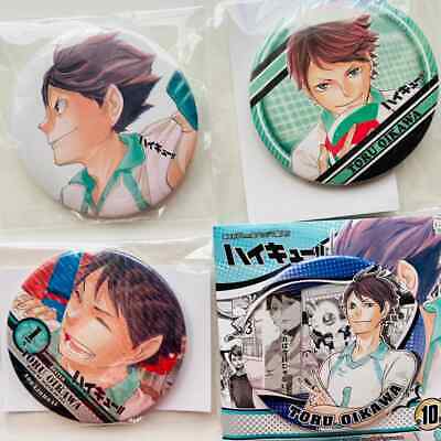 Haikyuu!! Jump Shop Online 10th Anniversary Fair Decoration Can Badge Vol.  2 BLIND