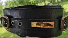 celyn b dark brown natural leather belt