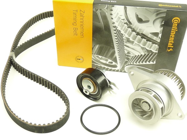 Conti Zahnriemen +Rolle Wasserpumpe Skoda Octavia Seat Ibiza Vw Golf 3 Caddy 1.6-image