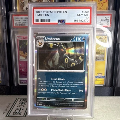 2025 POKEMON PRE EN-PRISMATIC EVOLUTIONS #059 UMBREON PSA 10