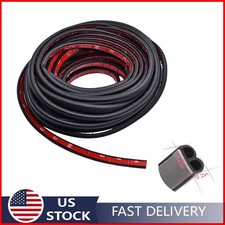 For Toyota 33Ft Car Weather Stripping B-Shape Door Seal Strip Self-Adhesive