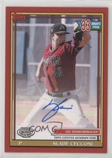 2021 Topps Pro Debut Red Auto 8/10 Slade Cecconi #PD-183 Auto 06z2