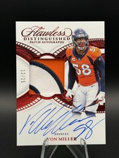 2025 Panini Flawless - Distinguished Patch Autographs Von Miller #DPA-VMR...