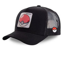 NEW Pokemon Hat Pokemon Trucker Hat Punk Skateboard Streetwear Pokeball Hat