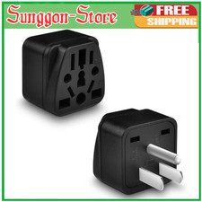 European to US Plug Adapter, 2 Pack UK to US Plug Adapter, Universal to American