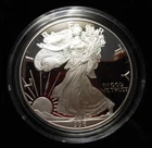 1996-P Proof Silver American Eagle 1 oz coin w/box & COA - 1 OUNCE