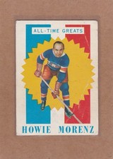 1960-61 TOPPS HOCKEY HOWIE MORENZ #59 ALL TIME GREATS GD/VG *A49623